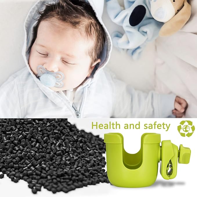 Suranew Adjustable Stroller Cup Holder with Phone Holder for Baby Stroller for Family Members