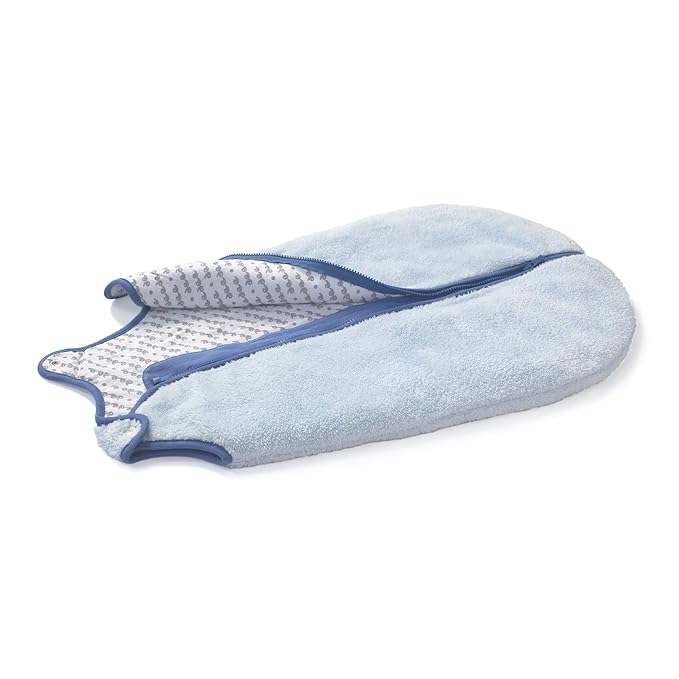 baby deedee Sleep nest Teddy Baby Sleeping Bag Sack for Boys and Girls Infants and Newborns, Soft Blue, Small (0-6 Month)