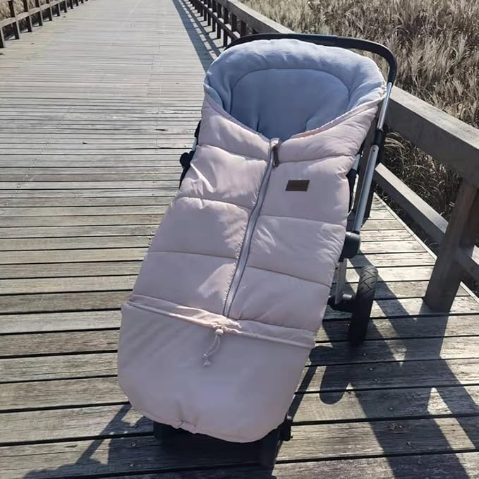 Length Ajustable Waterproof Stroller Winter Cover for All Stroller, XL,Good for Infant to Y5 pre-School Kids