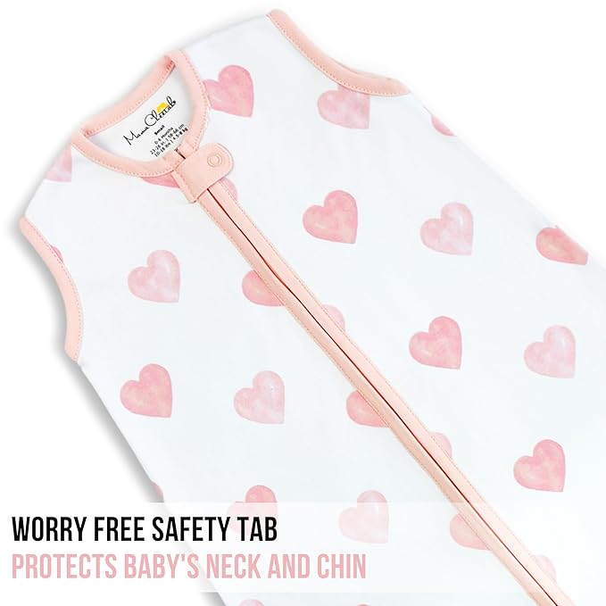 Mama Cheetah Baby Sleep Sack 0.5 TOG, Organic Cotton Baby Wearable Blanket, Swaddle Transition Baby Sleeping Bag, Boy Girl Newborn Infant, XXL (24-48 M)