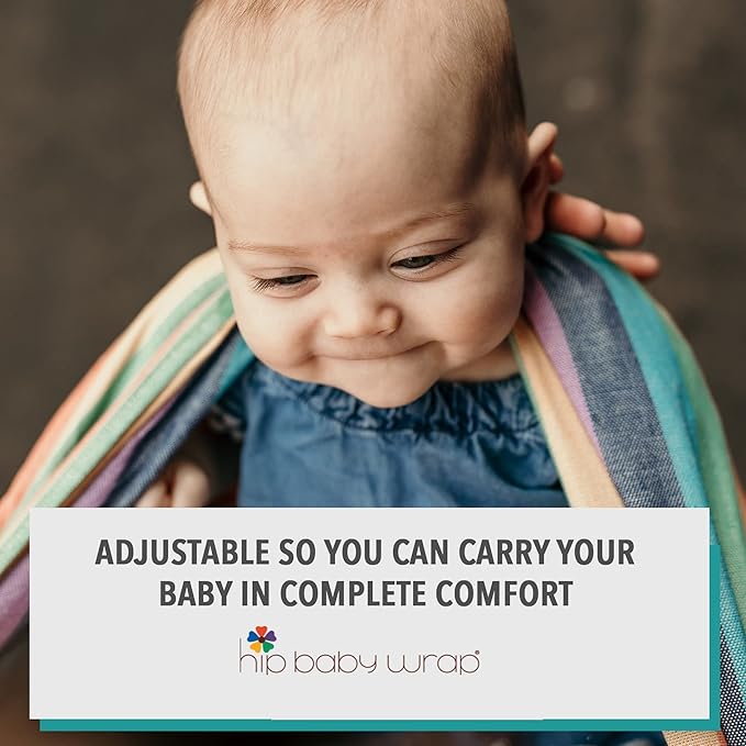 Hip Baby Wrap Ring Sling Baby Carrier for Infants and Toddlers - Beautiful, 100% Soft Cotton Baby Wraps Carrier for Babies 8-35 lbs - Perfect Baby Shower Gifts Moms and Dads - Nursing Cover (Stone)
