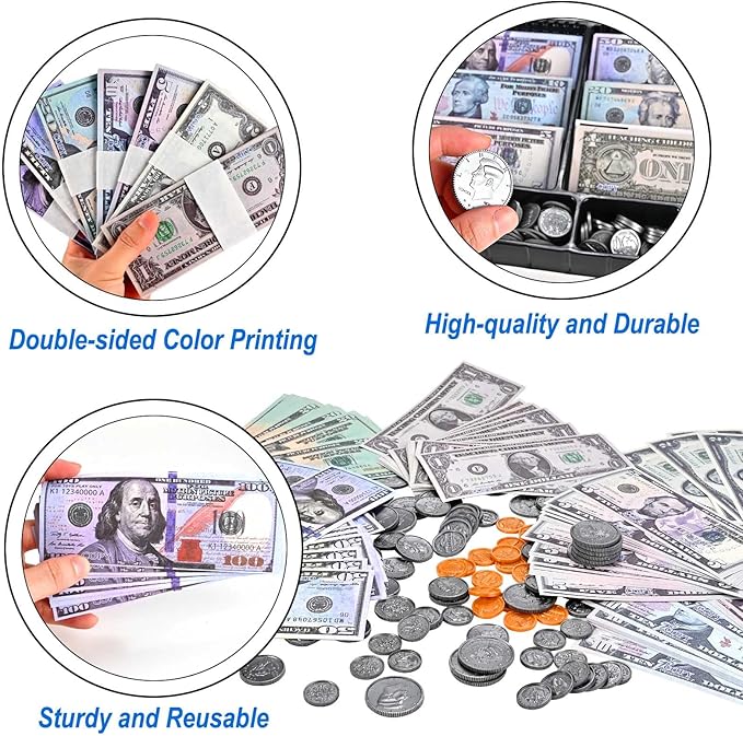 GOLDGE 333-Piece Math Set for Kids 3-8: Number Learning Toys Develop Early Math Skills, Preschool Games for Boys & Girls, Multicolored Educational Toy Kit (Second Edition-333PCS)