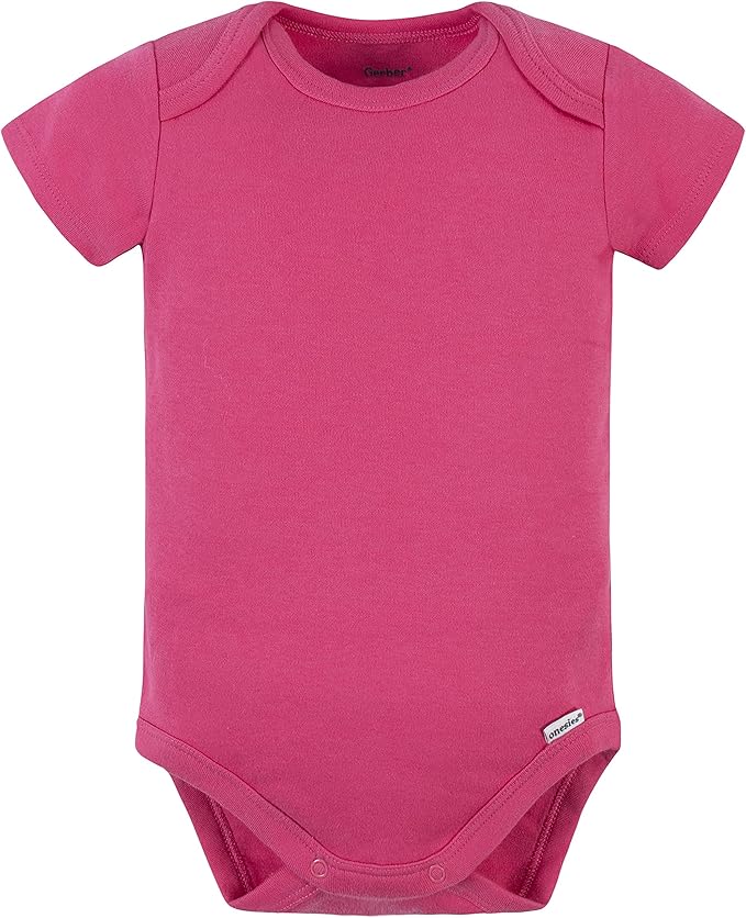 Gerber baby-boys 5 Pack Onesies Multi-packs Bundle Interlock 180 Gsm