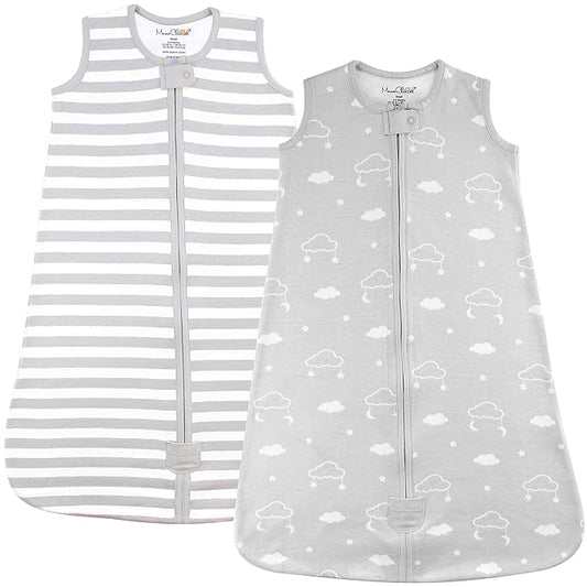 Mama Cheetah Baby Sleep Sack 0.5 TOG, Organic Cotton Baby Wearable Blanket with Two-Way Zipper, Swaddle Transition Baby Sleeping Bag for Newborn Infant Toddler Boy Girl, 12-18 Months