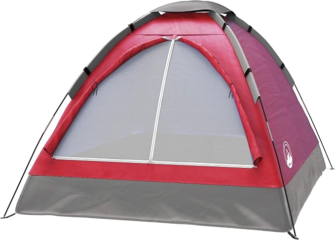 2-Person Dome Tent – Easy Set Up Shelter with Rain Fly and Carrying Bag for Camping