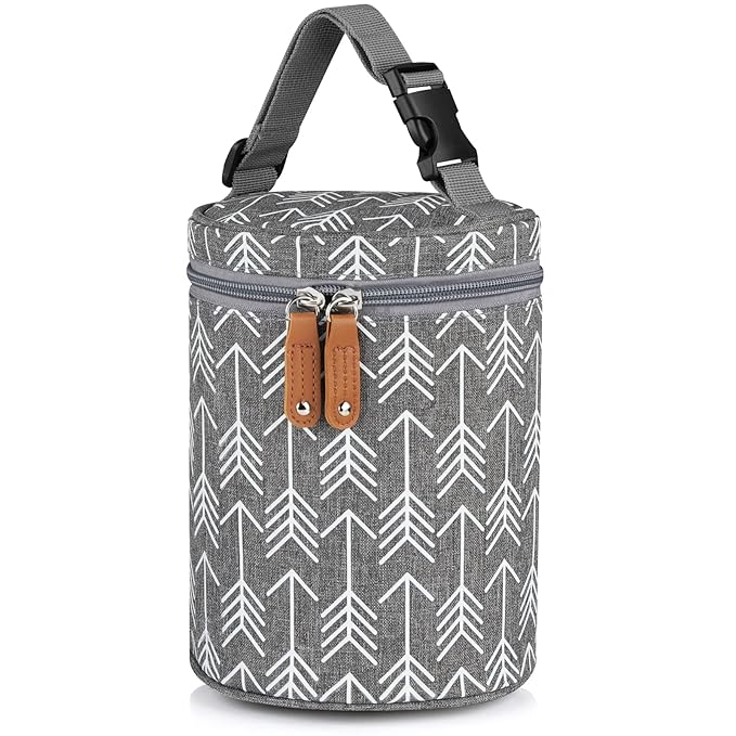 Accmor Breastmilk Cooler Bag, Insulated Baby Bottle Cooler Tote Bags for Nursing Mom Daycare