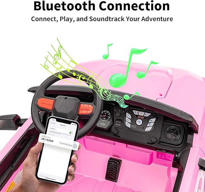 24V 10Ah Ride on Toy for Big Kids, 4WD 2 Seater Electric SUV Kids Car to Drive w/Remote Control, 4x200W Motors - Pink