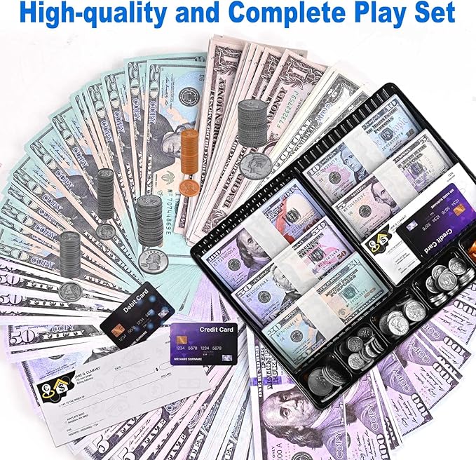 GOLDGE 333-Piece Math Set for Kids 3-8: Number Learning Toys Develop Early Math Skills, Preschool Games for Boys & Girls, Multicolored Educational Toy Kit (Second Edition-333PCS)