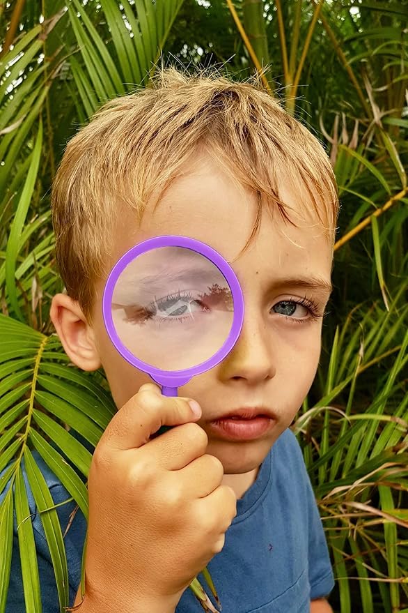 Adventure Kidz - Outdoor Exploration Kit, Children’s Toy Binoculars with Case, Flashlight, Compass, Fox Whistle, Magnifying Glass, Backpack. Great Kids Set for Camping, Hiking, STEM, Pretend Play.