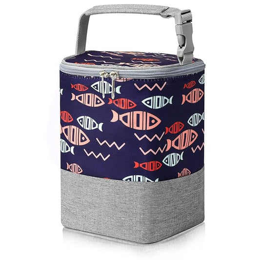 Accmor Breastmilk Cooler Bag, Baby Bottle Cooler Bags, Insulated Bottle Cooler Tote Bags On The Go, Fits 4 Large 8oz Bottles, for Nursing Mom Daycare Travel