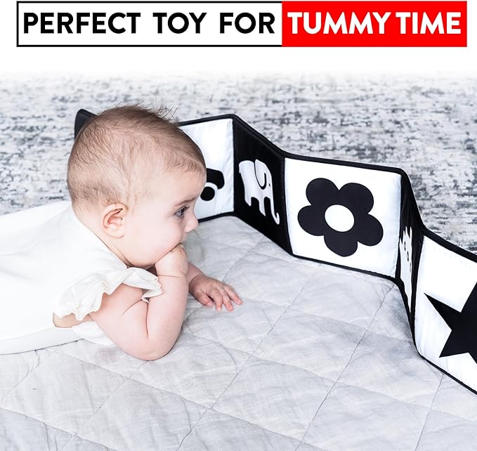High Contrast Baby Toys for Newborn Black and White Baby Toys Baby Books 0-6 Months High Contrast Baby Book Contrast Toys for Infants 0-6 Months Black and White Books for Newborns