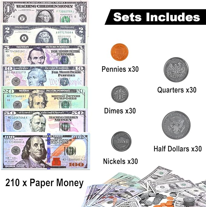 GOLDGE 360-Piece Math Set for Kids 3-8: Number Learning Toys Develop Early Math Skills, Preschool Games for Boys & Girls, Multicolored Educational Toy Kit (First Edition-360PCS)