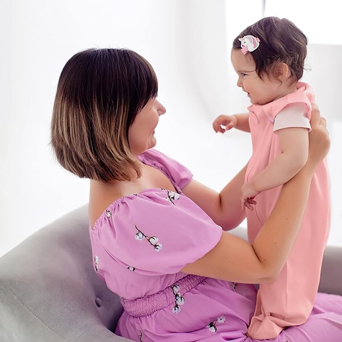 Mama Cheetah Baby Sleep Sack 0.5 TOG, Organic Cotton Baby Wearable Blanket with Two-Way Zipper, Swaddle Transition Baby Sleeping Bag for Newborn Infant Toddler Boy Girl, 0-3 Month