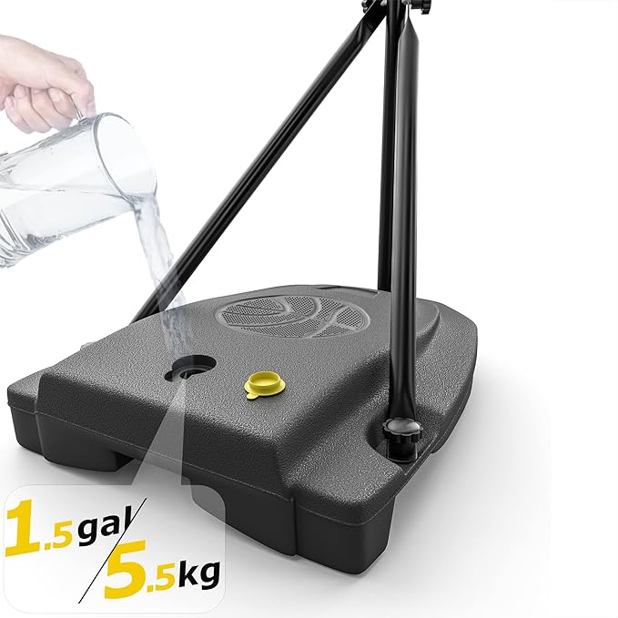 Kids Basketball Hoop Indoor Outdoor Portable Adjustable Height 3.6ft-6.2ft Toddler Basketball Hoop for Kids Boys Girls Age 3 4 5 6 7 8 Little Kids Basketball Goal Backyard Sports Toy Game Gifts