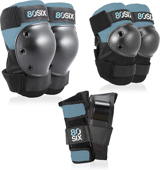 80Six Kids Multi-Sport Pad Set with Wristguards, Elbow Pads, and Knee Pads, Designed by Industry Leading Brand Triple 8