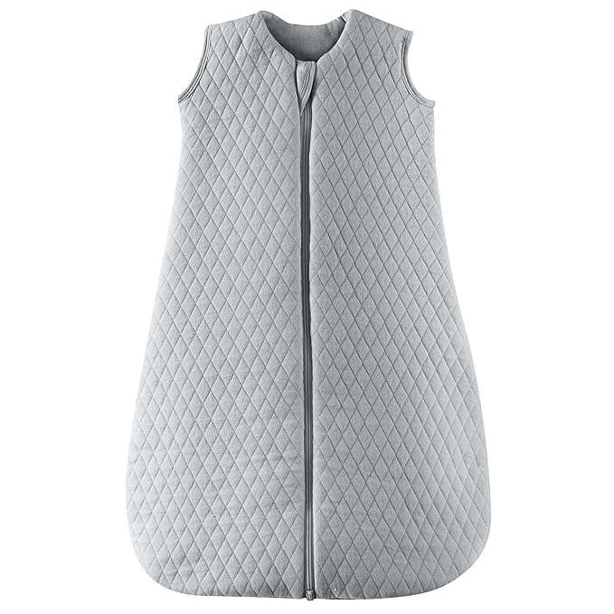 JELLYMONI Baby Sleep Sack TOG 2.5, 0-6 Months Winter Baby Wearable Blanket, 100% Cotton Infant Sleeping Sack 2-Way Zipper Warm Quilted Sleepsack