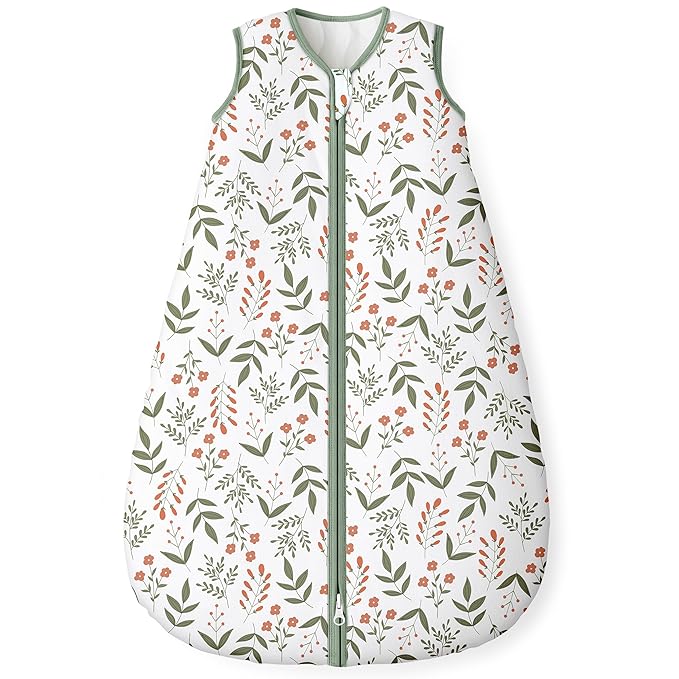 Yoofoss Baby Sleep Sack 18-24 Months, 1.5 Tog Baby Wearable Blanket with 2-Way Zipper, 100% Cotton Organic Fabric Winter Infant Sleeping Sack, Warm Soft Comfy