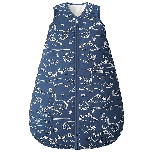 Yoofoss Baby Sleep Sack 12-18 Months, TOG 2.5 Baby Wearable Blanket with 2-Way Zipper, 100% Organic Cotton Fabric Winter Newborn Sleeping Sack, Warm Soft Comfy