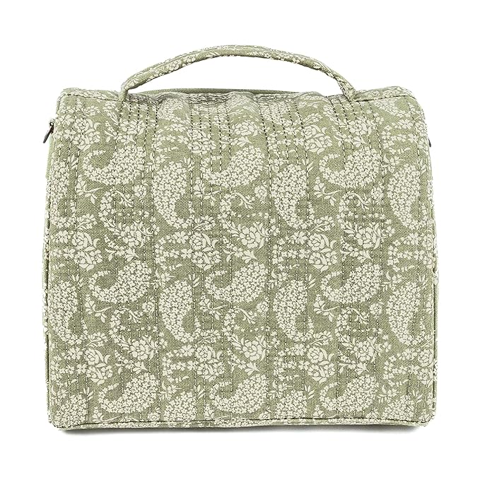 JuJuBe x Sazan Hendrix - New Insulated Bottle Bag, Breastmilk Storage Bag for Baby Bottles, Travel Waterproof Insulated Lunch or Cooler Bag for Nursing, Milk, Snacks, Paisley Floral, Mother's Day Gift