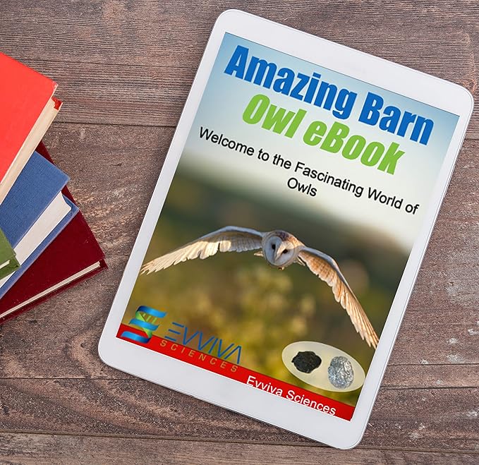 Amazing Owl Pellet Dissection Kit 5-Piece Set for Science Lab Projects Includes Tweezers and Wooden Probes Ideal for Ages 15 & Older Barn Owl eBook Included