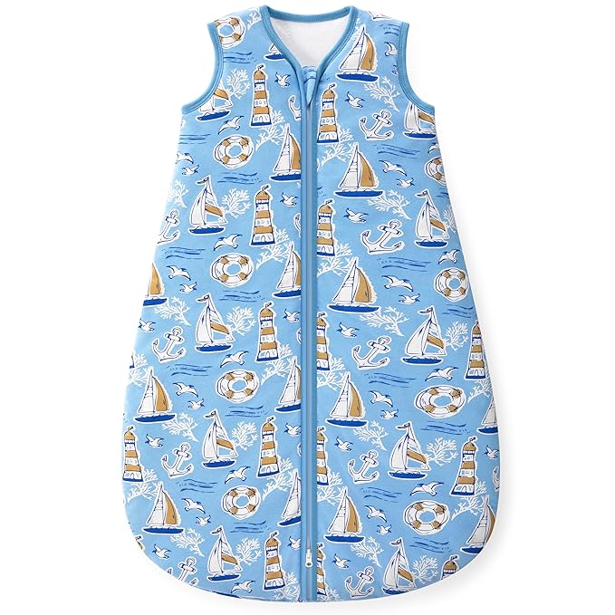 Yoofoss Baby Sleep Sack 18-24 Months, 1.5 Tog Baby Wearable Blanket with 2-Way Zipper, 100% Cotton Organic Fabric Winter Infant Sleeping Sack, Warm Soft Comfy