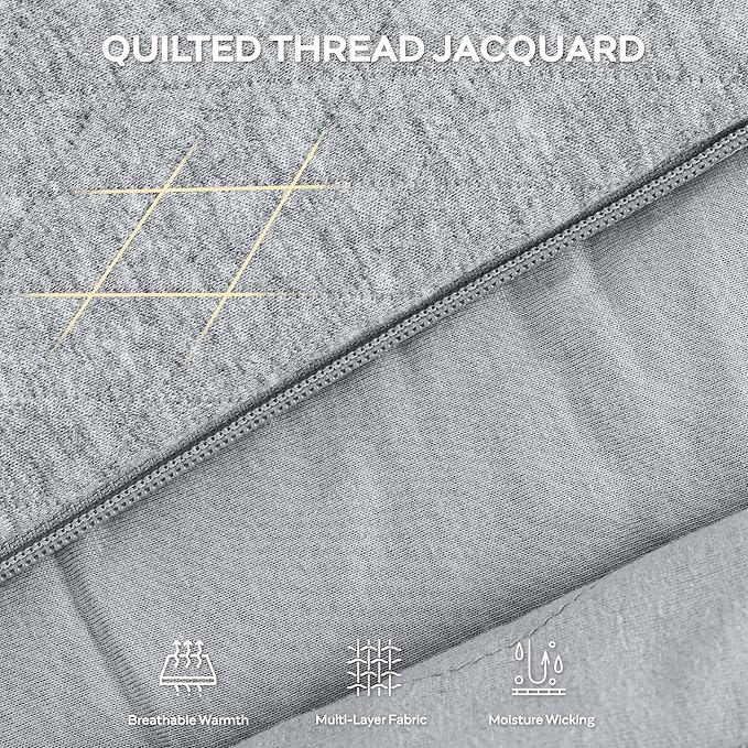 JELLYMONI Baby Sleep Sack TOG 2.5, 18-24 Months Winter Baby Wearable Blanket, 100% Cotton Infant Sleeping Sack 2-Way Zipper Warm Quilted Sleepsack