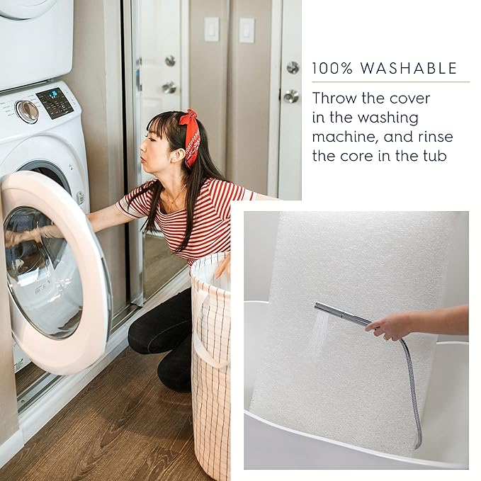 HALO DreamWeave Crib & Toddler Mattress - 100% Breathable Mattress and Core, Dual Sided 2-Stage Design, Machine Washable Cover, Hypoallergenic, Open Strand Polymer Core, Greenguard Cert.